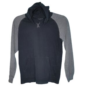 Wrangler Raglan Long Sleeve Hooded Shirt Boys Large 10-12